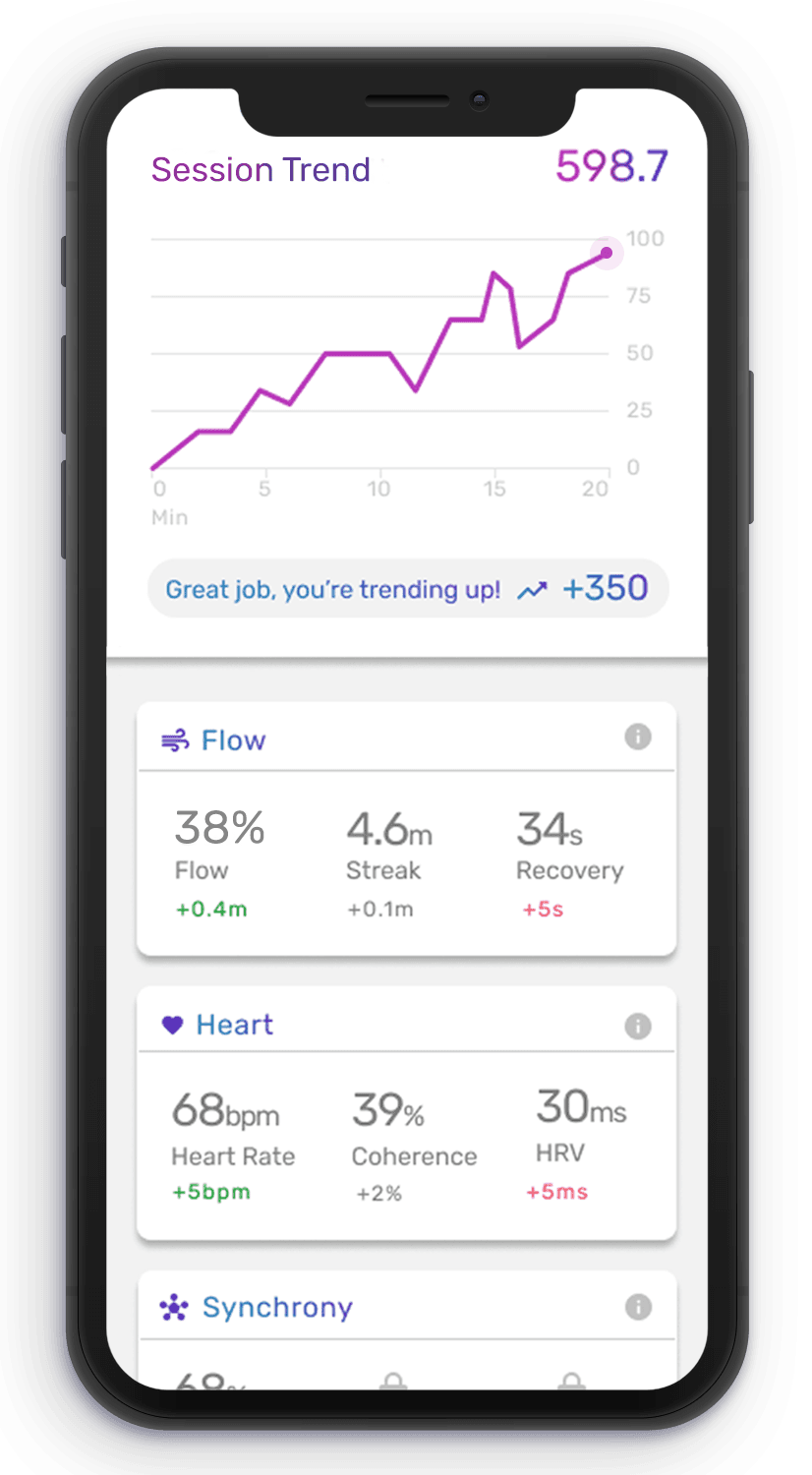 app results screen