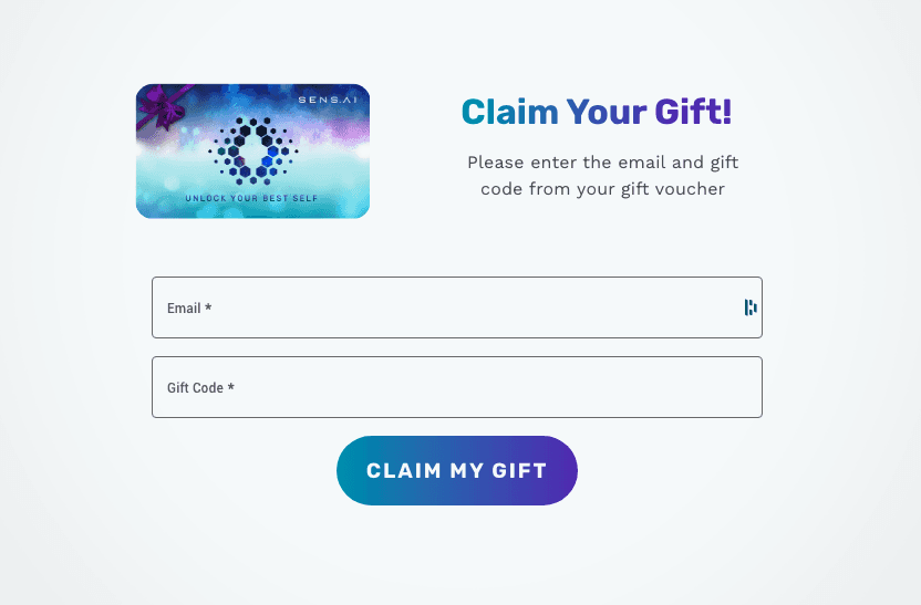 claim gift